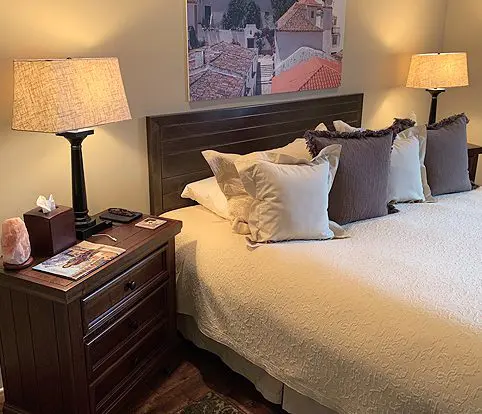 Rice Furniture & Design Center | custom built bedroom furniture - bed frame and end tables Rice Furniture & Design Center | custom built bedroom furniture - bed frame and end tables